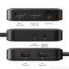 Hyper® HD USB4 Mobile Dock, čierna