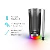 HidrateSpark Pro Tumbler – Chytrá termoska, 592 ml, čierna