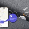 MiLi MiTag – smart lokátor s koženou kľúčenkou, hnedá