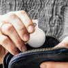 MiLi MiTag – smart lokátor s koženou kľúčenkou, biela
