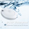 MiLi MiTag – smart lokátor s koženou kľúčenkou, biela