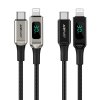 Acefast USB-C/Lightning nabíjací dáta kábel s displejom
