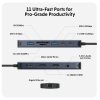 Hyper® EcoSmart™ Gen.2 Dual HDMI USB-C 11-in-1 Hub 140W PD 3.1 Pass-thru