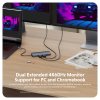 Hyper® EcoSmart™ Gen.2 Dual HDMI USB-C 11-in-1 Hub 140W PD 3.1 Pass-thru