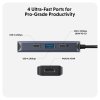 Hyper® EcoSmart™ Gen.2 USB-C 4-in-1 Hub 100W PD Pass-thru
