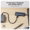 Hyper® EcoSmart™ Gen.2 USB-C 4-in-1 Hub 100W PD Pass-thru