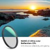 K&F Concept 77MM, NANO-X séria ultra-nízky odrazový CPL filter, Ultra číre šošovky,...