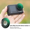 K&F Concept CPL, DJI Osmo Action 4, Objektív HD, jedna strana potiahnutá antireflexnou...
