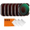 K&F Concept Filter akčnej kamery (CPL,ND8,ND16,ND32,ND64,ND1000) šesťdielna sada
