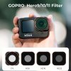 K&F Concept Sada filtrov akčných fotoaparátov 4ks HD (ND8+ND16+ND32+CPL) s...