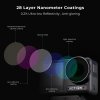 K&F Concept Sada filtrov DJI Osmo Action 4 ND&PL ND8&PL+ND16&PL+ND32&PL+ND64&PL 4...
