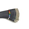 Canare Kábel SDI DIN 1.0/2.3 do BNC (M-samec) pre DECKLINK QUAD (9ks) 30cm