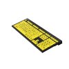 LogicKeyboard XLPrint NERO PC Black on Yellow UK