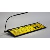 LogicKeyboard XLPrint NERO PC Black on Yellow UK
