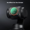 K&F Concept K&F DJI Osmo Pocket 3 Magnetic Filter (CPL) Lens HD, jedna strana potiahnutá antireflexnou zelenou fóliou