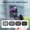 K&F Concept Sada magnetických filtrov K&F DJI Osmo Pocket 3 4 ks (ND4+ND8+ND16+ND32)
