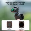 K&F Concept Filtre K&F VND pre DJI Osmo Pocket 3, magnetický variabilný ND2-32 + ND32-512 filtre s neutrálnou hustotou 2