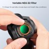 K&F Concept Filtre K&F VND pre DJI Osmo Pocket 3, magnetický variabilný ND2-32 + ND32-512 filtre s neutrálnou hustotou 2