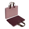 tomtoc Light-A21 Dual-color Slim Laptop Handbag, 13,5 Inch - Raspberry