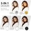 K&F Concept K&F 5 in 1 Reflectors 43"/110cm Folding Multi-Disc Belt Bag-Translucent, Silver, Gold, White and Black