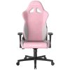 Herná stolička DXRacer GLADIATOR ružovo-biela, látková