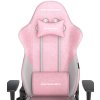 Herná stolička DXRacer GLADIATOR ružovo-biela, látková