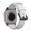 Nomad remienok Rugged Strap pre Apple Watch 44/45/49mm - White/Black Hardware