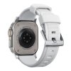 Nomad remienok Rugged Strap pre Apple Watch 44/45/49mm - White/Silver Hardware