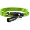 RODE XLR KÁBEL-3m zelený - XLR/XLR kábel