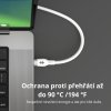 Hyper® Silicone 240W USB-C nabíjecí kabel - 1 m, bílý
