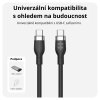 Hyper® Silicone 240W USB-C nabíjecí kabel - 2 m, černý