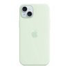 iPhone 15 Plus Silicone Case with MagSafe - Soft Mint