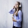 Hama Bluetooth slúchadlá Touch, uzavreté, dotykové, biele