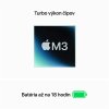 CTO MacBook Air 15" Apple M3 8C CPU 10C GPU 16GB 256GB Kozmický sivý INT English