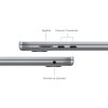 CTO MacBook Air 15" Apple M3 8C CPU 10C GPU 16GB 256GB Kozmický sivý INT English