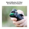 K&F Concept K&F Magnetic Black Mist 1/2 Filter pre DJI Osmo Pocket 3, Black Diffusion Creative Mist Cinematic Effect Filters