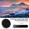 K&F Concept K&F 52MM C séria ultratenká variabilná/fader, ND2-2000 s modrou vrstvou