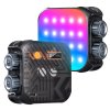 K&F Concept K&F RGB plnofarebné svetlo Vstavaná batéria 21 svetelných efektov Čierna