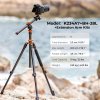 K&F Concept K&F 2m stropný statív pre digitálnu zrkadlovku Kompaktný prenosný statív Vlog Monopod + predlžovacie rameno
