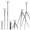 K&F Concept K&F 2m stropný statív pre digitálnu zrkadlovku Kompaktný prenosný statív Vlog Monopod + predlžovacie rameno