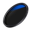 K&F Concept Nano-C HMC Fader ND2-400 adjustable gray filter - 49 mm