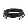 Kramer Electronics Kramer 3-kolíkový XLR samec na 3-kolíkový XLR samičí štvorkolíkový kábel (75')