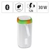 Hama Bluetooth reproduktor Shine 2.0, LED podsvietenie, IPX 4, biely