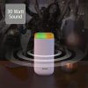 Hama Bluetooth reproduktor Shine 2.0, LED podsvietenie, IPX 4, biely