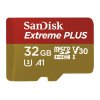 SanDisk Extreme Plus micro SDHC 32 GB 100 MB/s A1 Class 10 UHS-I V30, adapter NAHRADA...