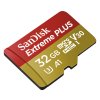 SanDisk Extreme Plus micro SDHC 32 GB 100 MB/s A1 Class 10 UHS-I V30, adapter NAHRADA...