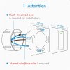 Meross Smart Wi-Fi nastenny vypinac 1 Gang 2 way Touch Button Neutral Wire Required
