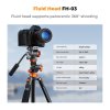 K&F Concept T254A7 video tripod with FH-03 head