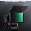 K&F Concept K&F ND4 (2 zarážky) štvorcový filter ND, 4" x 5,65" filter s neutrálnou hustotou kompatibilný s Tilta kompatibilný