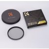K&F Concept K&F 86MM Nano-X čierny hmlový filter 1/4, HD, vodeodolný, odolný proti poškriabaniu, zelený povlak